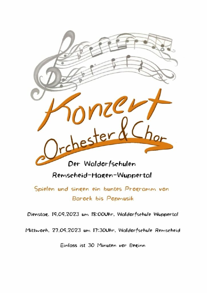 Konzert Orchester&Chor am 19. und 27. September