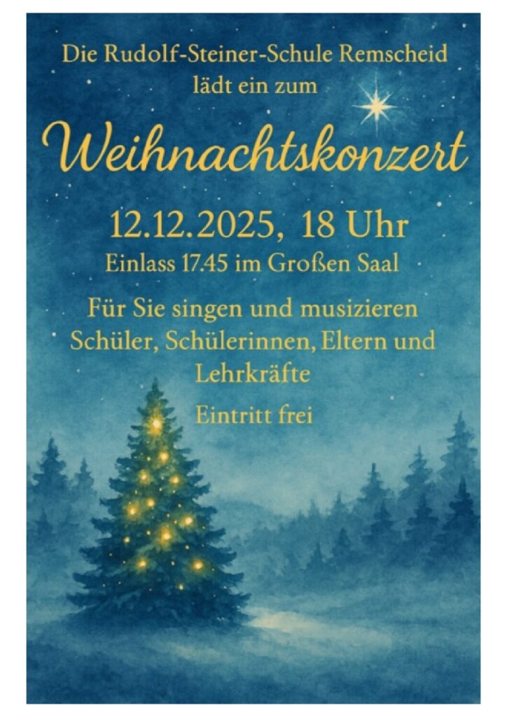 Weihnachtskonzert am 12.12.2025